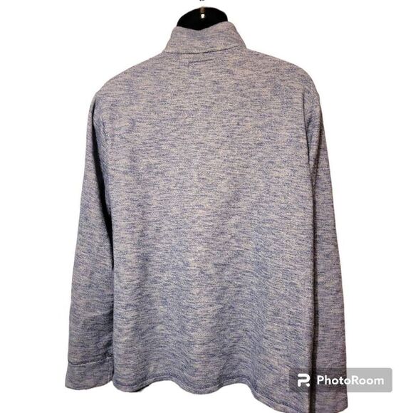 Old Navy Men's 1/4 Zip Blue Pullover Sweatshirt Size XL - Picture 2 of 4